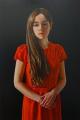 David O´Kane: Photogénie - Figure in Red, 2018, 
acrylic and oil on canvas, 90 x 60 cm	


